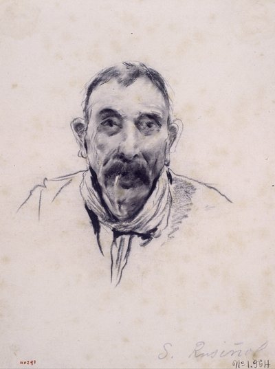 Portrait of a Man by Santiago Rusiñol